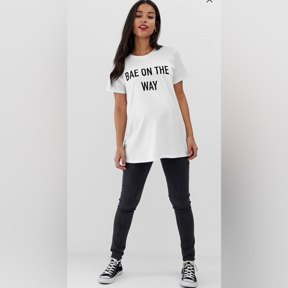 ASOS | Maternity T-Shirt | ‘Bae on the Way’